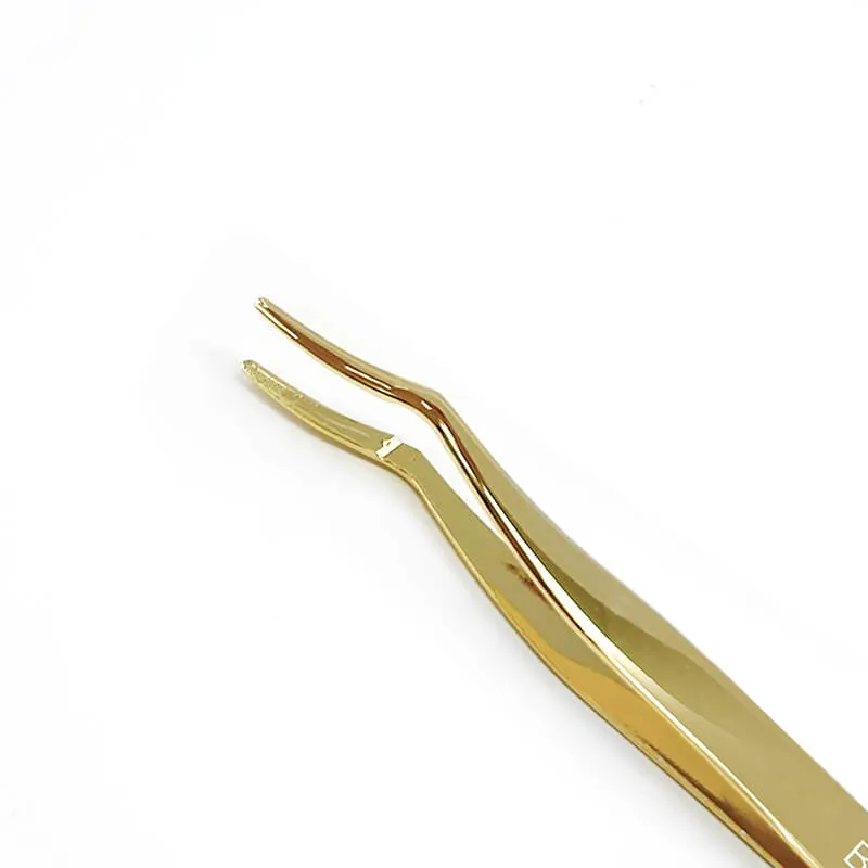 BE SNOB Precision Lash Tweezers close-up showing the precision tip