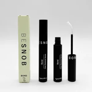 BE SNOB Lash Bond with open applicator and micro brush