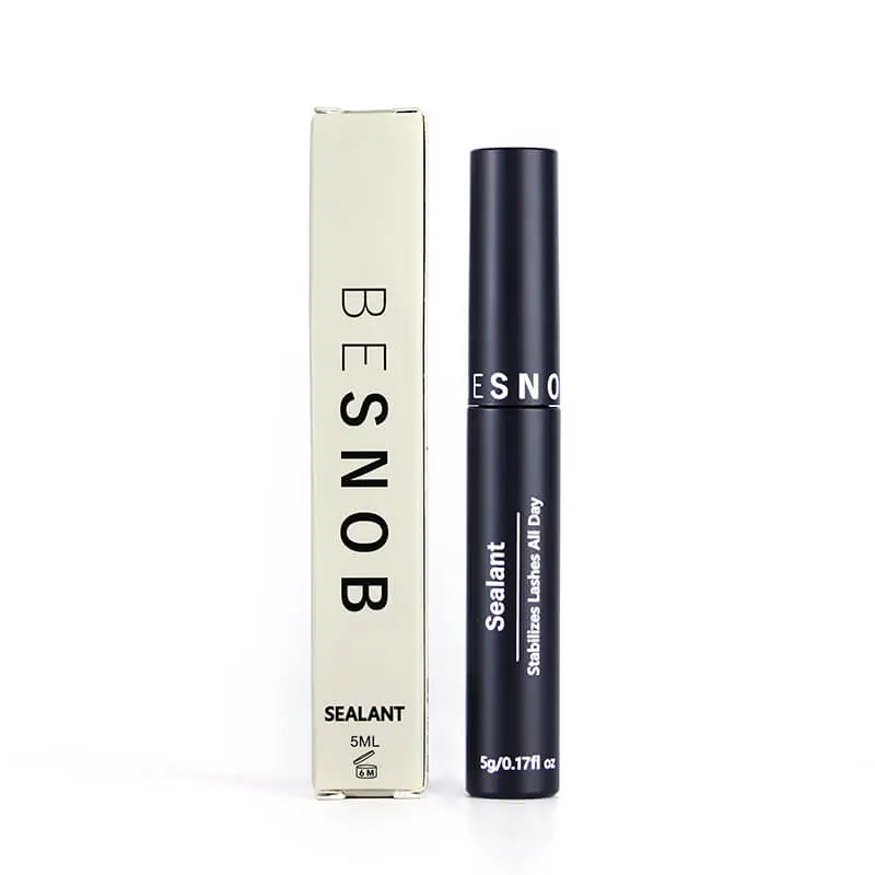 BE SNOB Lash Sealant with product packaging