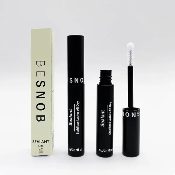 BE SNOB Lash Sealant packaging bottle and micro brush applicator