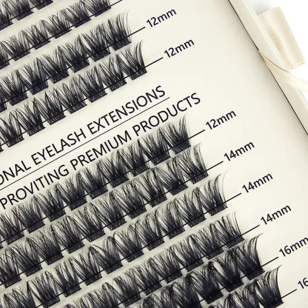Close-up of BE SNOB Diamante Cluster Lashes