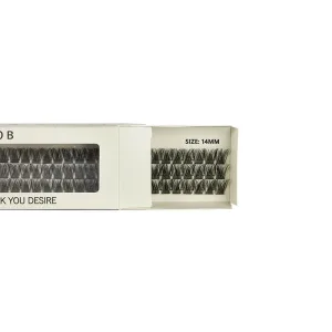 Opened package with 14mm Diamante Individual Lash Segments