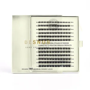 Opened BE SNOB Masha Lashes package with lash segments