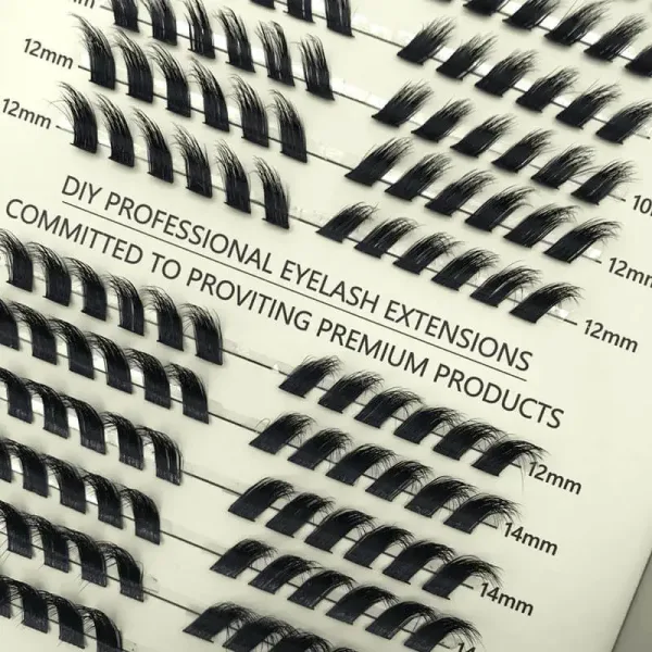 Close-up of Evelyn false lashes inside the BE SNOB lash kit