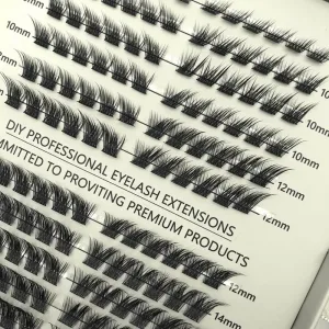 Close-up of Quick Cleopatra false lashes inside the BE SNOB lash kit